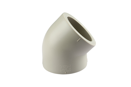 玉泉PPH45°弯头(DIN)